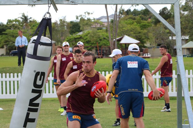 rhysmathiesontraining300x300.jpg Rhys Mathieson in action during training. Picture: lions.com.au - AFL,Brisbane Lions,Rhys Mathieson